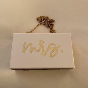 “Mrs.” Bridal Clutch Purse